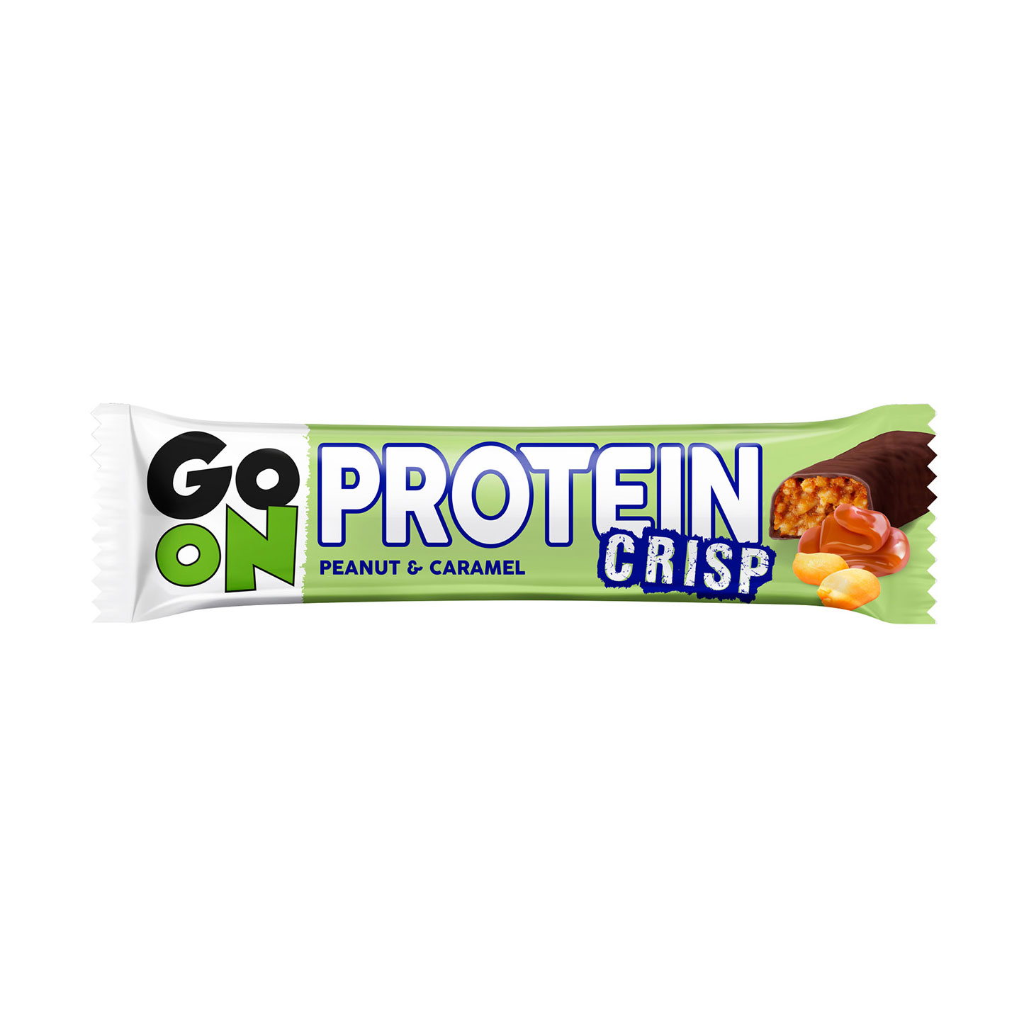 Протеїновий батончик Go On Nutrition Protein Crisp Bar Арахіс та карамель, 50 г